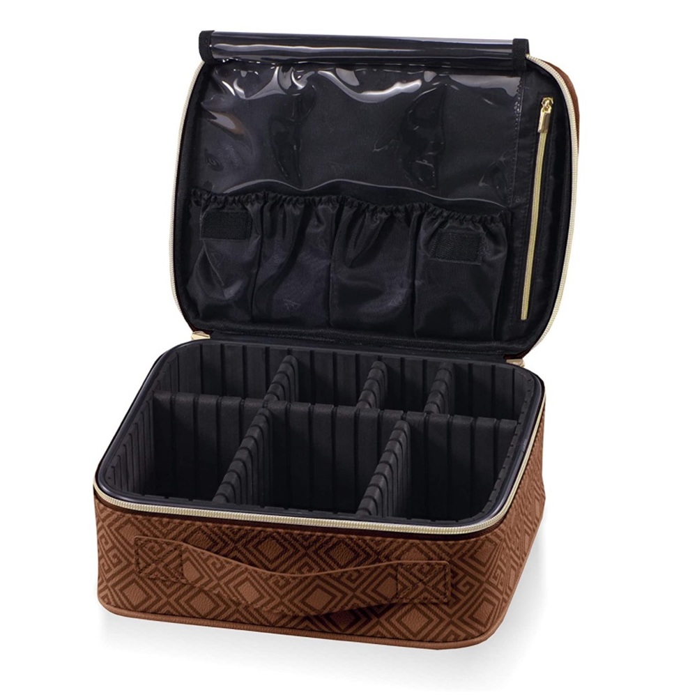 Travel Toiletry Organizer. Vegan leather.